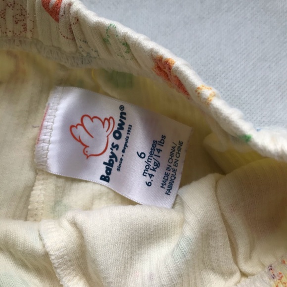 5/$25 BABY’S OWN gender neutral footie pants - Picture 3 of 3